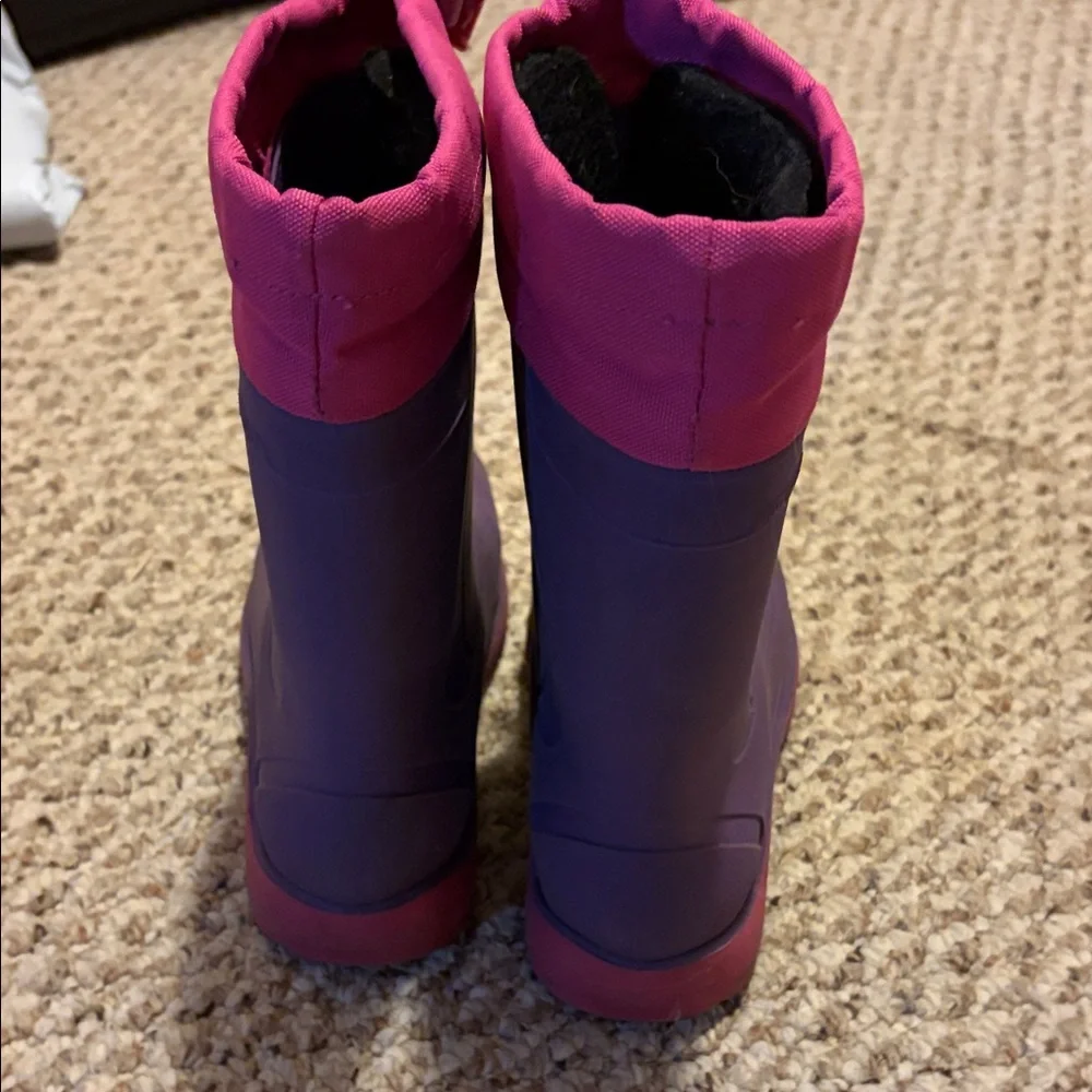 Kamik girls size 2 Purple and Pink Boots